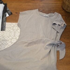 Grey Knot Dress